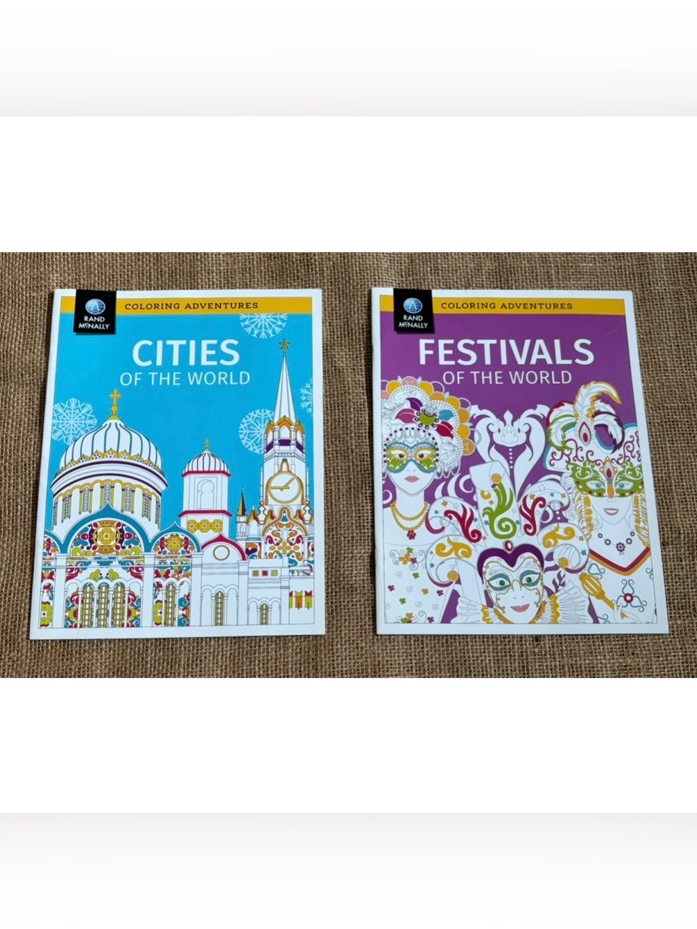 Rand McNally Coloring Adventures Books Festivals And Cities Of The World